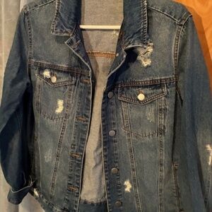 Nordstrom BP Jean Jacket, Blue Jean Size Small